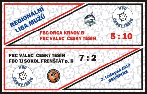 Dvě vítězství mužů v Brušperku