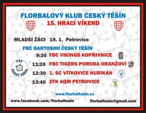 Pozvánka k 15. soutěžnímu víkendu