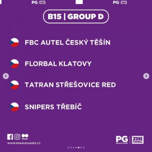 Známe soupeře na Prague Games 2020
