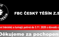 Přerušení všech tréninků