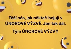 ÚNOROVÁ VÝZVA V PLNÉM PROUDU 