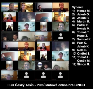 Výherci soutěže - BINGO