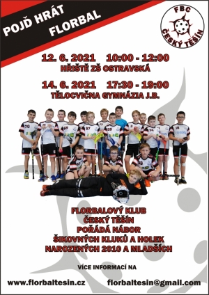 Florbalový nábor 2021