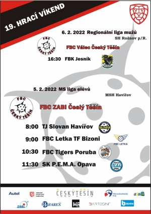 Pozvánka k víkendovému florbalu