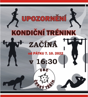 Posun začátku kondičních tréninků
